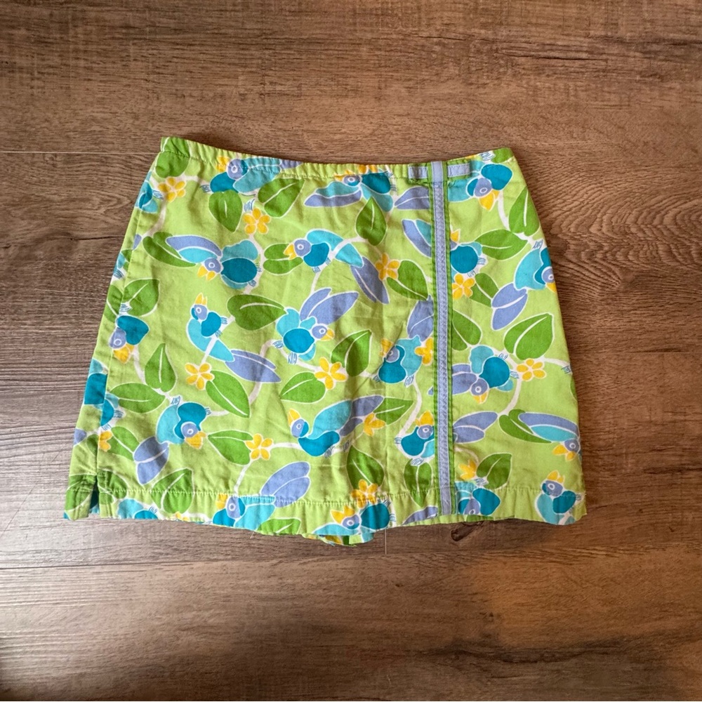 Lilly Pulitzer girls vintage Green Skort